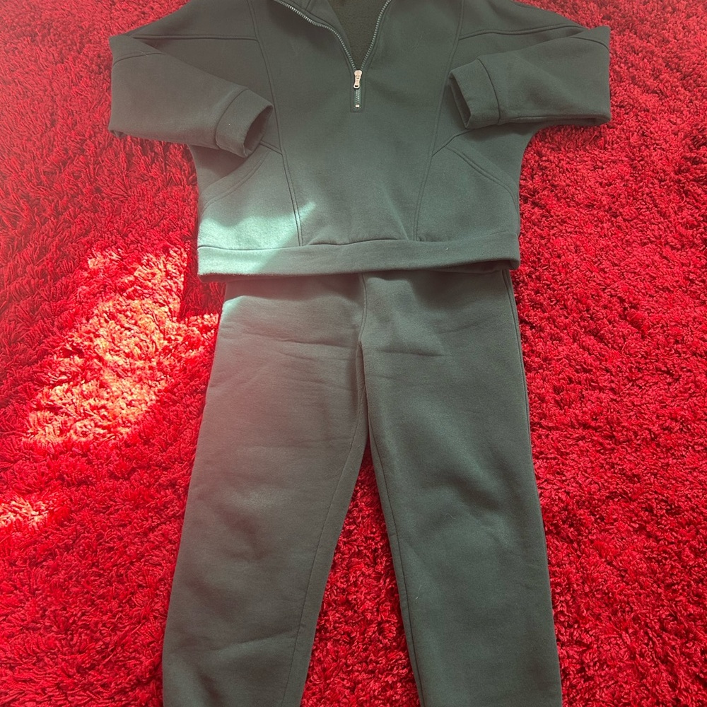 Women dark green Tracksuit